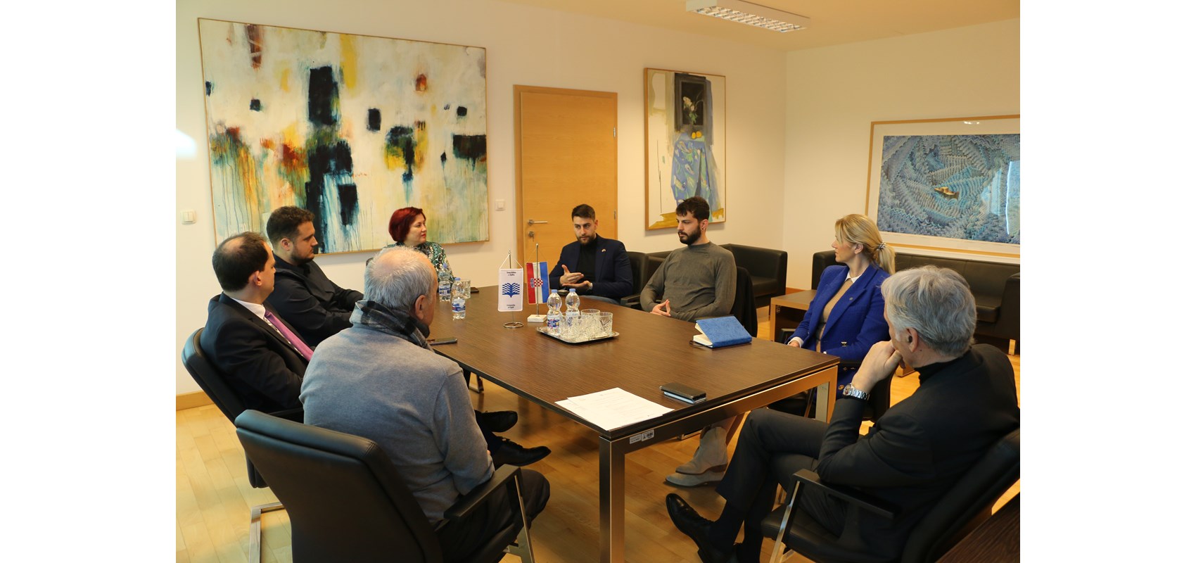 Reception for members of the Split startup DotYourSpot X Yellow Dot